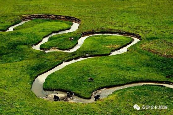 岷县狼渡滩湿地草原
