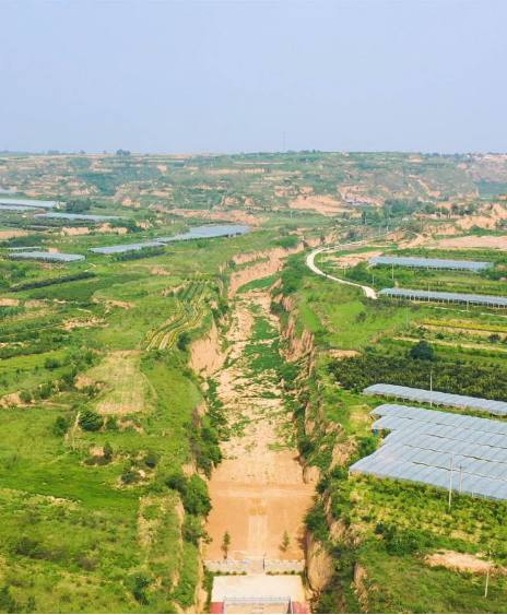 这是入选2020年度世界灌溉工程遗产名录的龙首渠引洛古灌区(12月1日摄)。新华社发(中国国家灌排委员会供图)