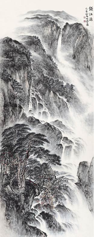 《钱江源》365cm×145cm 2019年