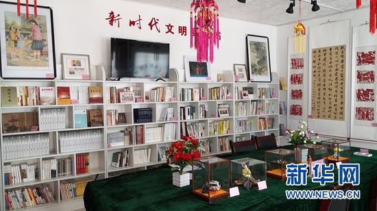 四合村“读者乡村文化驿站”内景。受访对象供图