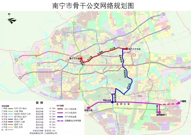 2号线西起银海大道,经玉洞大道,东至园博园东门,线路自西向东,全长17.