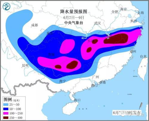 10-12日 强降雨区将南压至华南南部