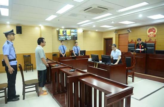 宣判现场