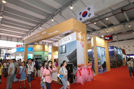 🔺第12届东博会特邀合作伙伴韩国的展馆