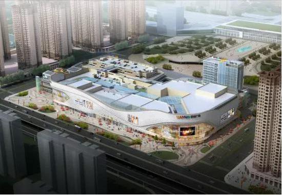 (贵港新城吾悦广场效果图)