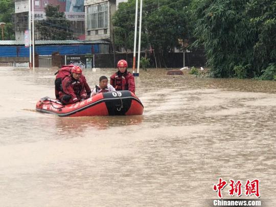图为受灾较重的全州县。 杨陈 摄