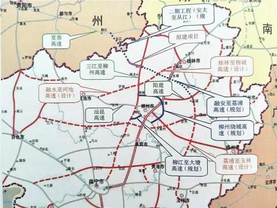 项目与高速公路网关系示意图▲