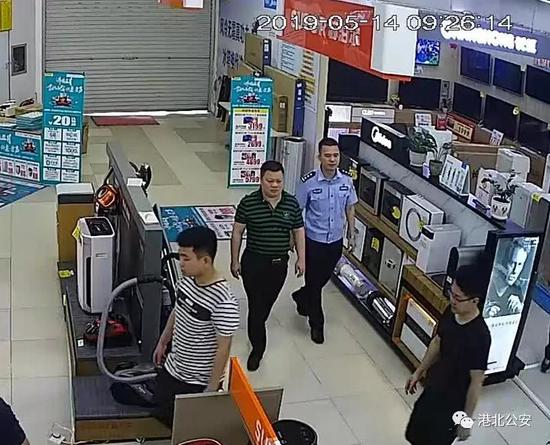 市局、分局有关领导现场参与案件侦破