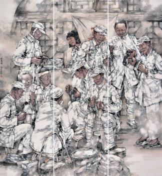 北京艺藏文化发展有限公司签约当代军旅画家张禾