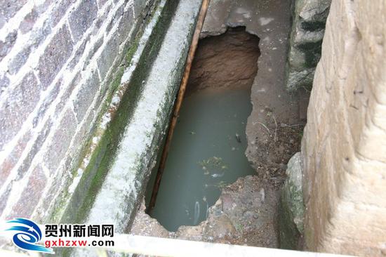 地陷水坑口。