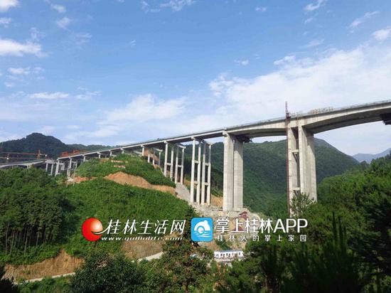建设中的资兴高速公路。(市交通运输局 供图)