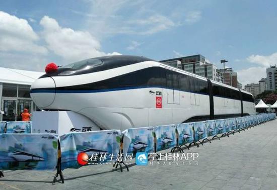 桂林云轨车厢内部首次曝光 一起看看车厢真容