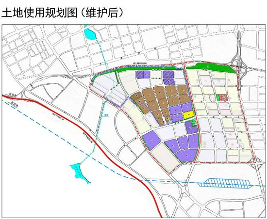 涉及居住用地医院用地南宁综合保税区控规有调整