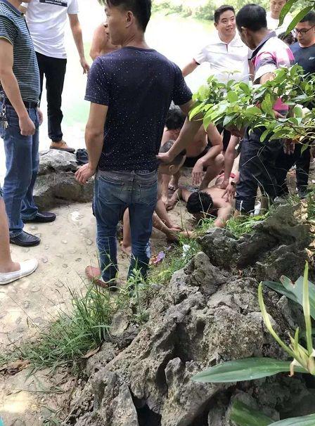 少年游泳溺水 广西三名好心人纵身跳入水中救人
