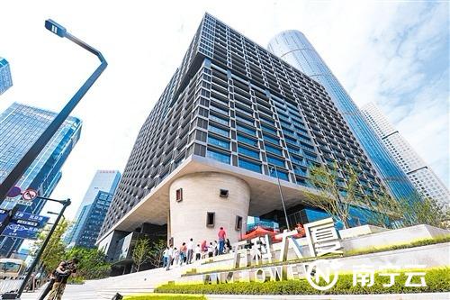 南宁万科大厦竣工。记者 叶子榕 摄