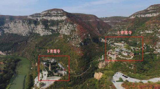 青莲寺鸟瞰图