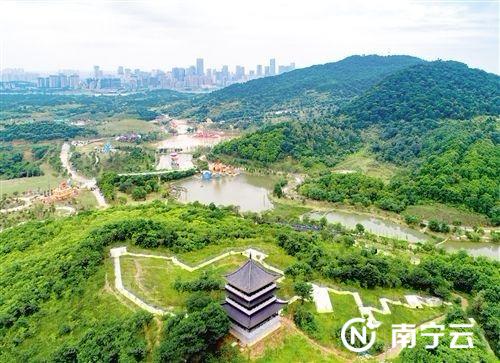 青秀山新东区景观——樱语阁。