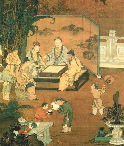 ▲明朝士大夫的家庭生活场景。