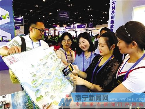 手绘南宁地图场景重现