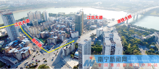 植物路靠近江北大道一段已经建成通车。记者 宋延康 摄