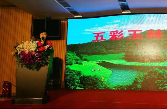 玉林市人民政府副市长吕剑枫致辞