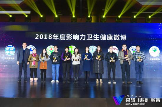 @健康八桂 荣获“2018年度影响力卫生健康微博”