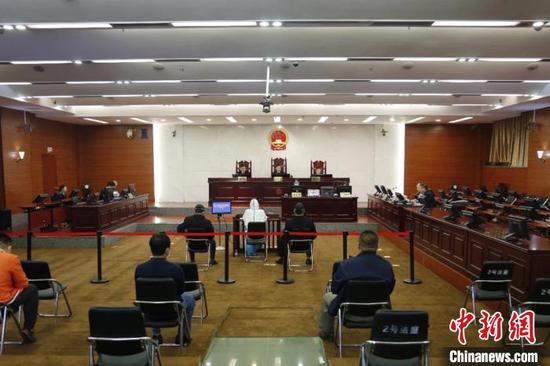 图为庭审现场。广西高院供图