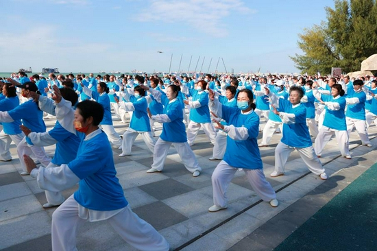 千人太极表演活动  组委会/供图