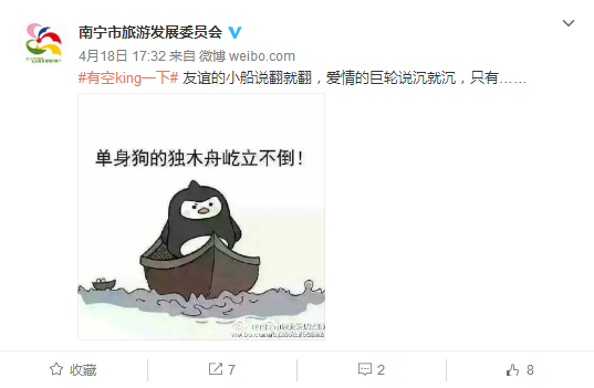 市级旅游局微博影响力榜单出炉 南宁旅发委排