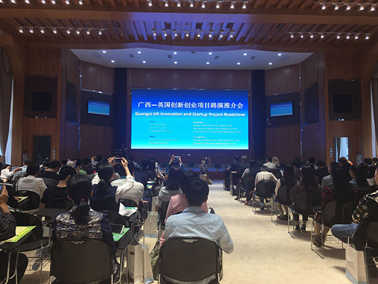 广西-英国创新创业项目路演推介会在邕举办