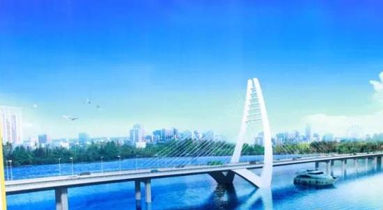 冯家江大桥效果图