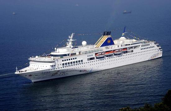 “中华泰山”号邮轮8月29日在防城港首航_新浪城市_新浪网