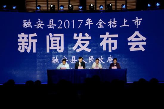 融安县2017年金桔上市新闻发布会宣布召开
