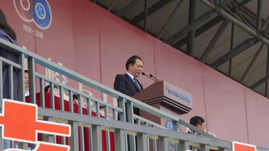 广西交通设计集团有限公司党委书记、董事长、教授级高级工程师周铮发言