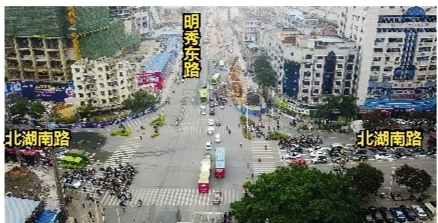 地铁北湖南路站将封闭施工 本报记者 宋延康 摄