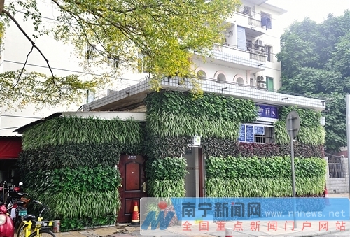 东葛思贤路口公厕的立体绿化