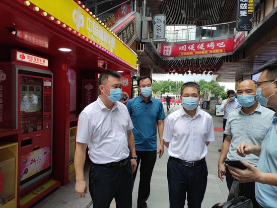 文琦在钦州市调研福利彩票新渠→道建设情况