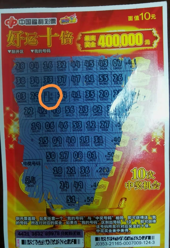 (中奖彩票)