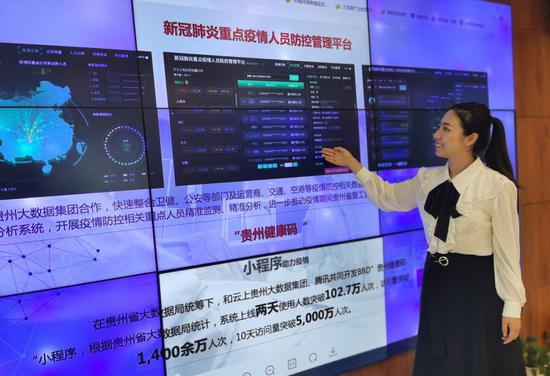 贵州数联铭品科技有限公司正在介绍健康的功能