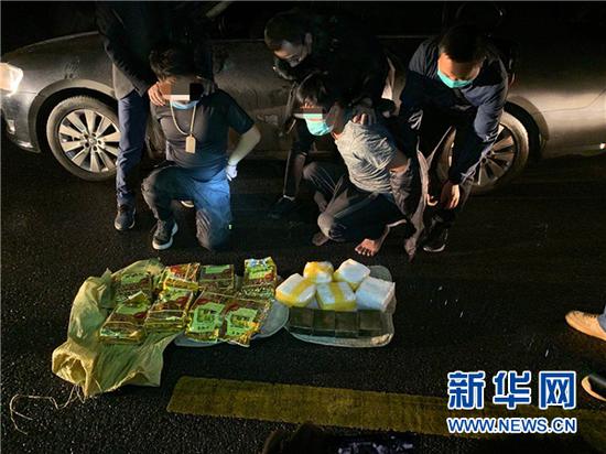 抓捕现场。南明警方供图