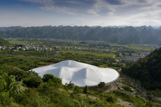 360度的全景露天户外会场