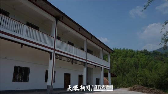 具有黔北民居的建筑方格