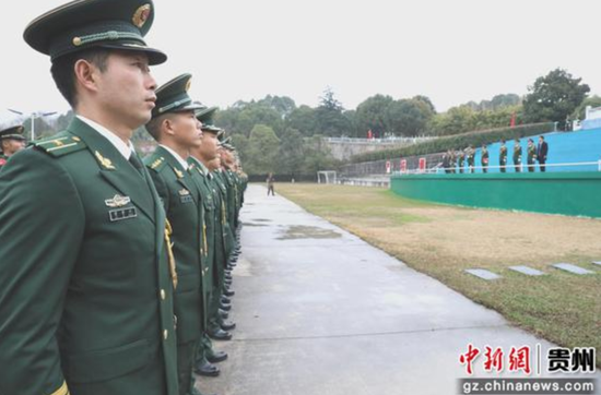 武警贵州省总队机动支队举行2020年元旦升旗仪式