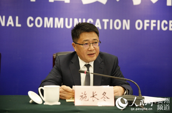 贵州省人力资源和社会保障厅副厅长施长冬。刘杨 摄