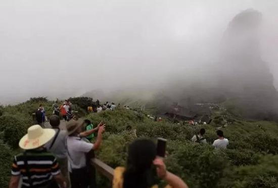 当日梵净山景区内