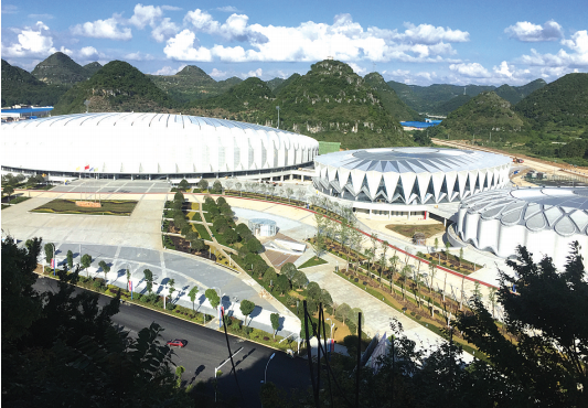 安顺奥体中心本月完工 有近3万个座位及1500