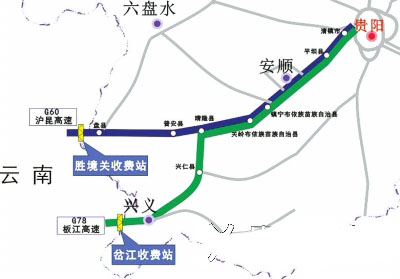 贵州春运期间自驾游最佳交通路线导航图_贵阳
