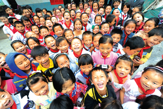 希望小学的孩子们