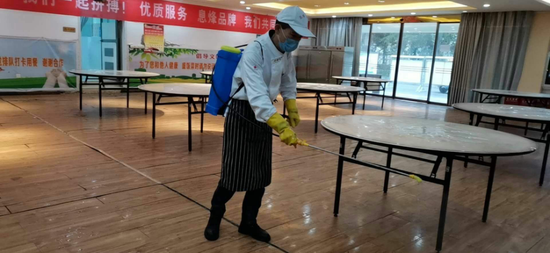 公共区域消毒