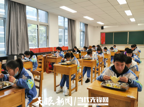 守护师生安全就餐,中天中学“硬核”操作